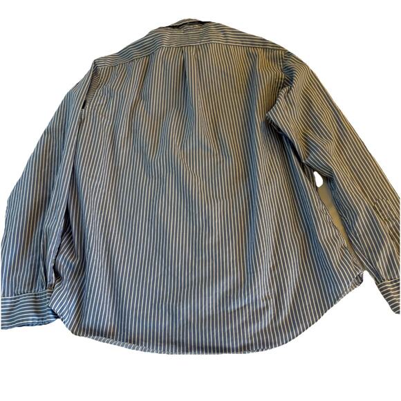 Polo Ralph Lauren Men’s Custom Fit Long Sleeve Button Down Shirt Striped Sz XL - Picture 7 of 12